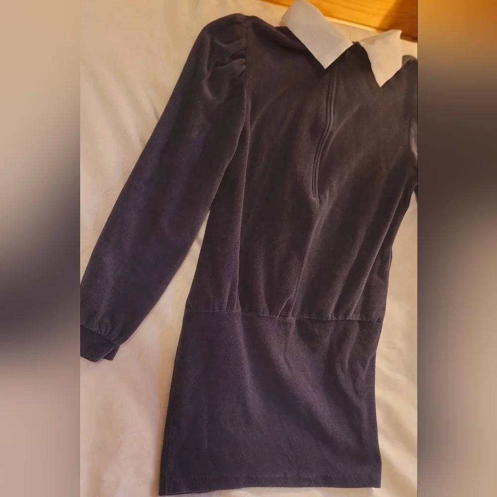 Vintage Diane‎ Von Furstenberg Girls Dress Sz10 80% Cotton, Collared Dress, Long